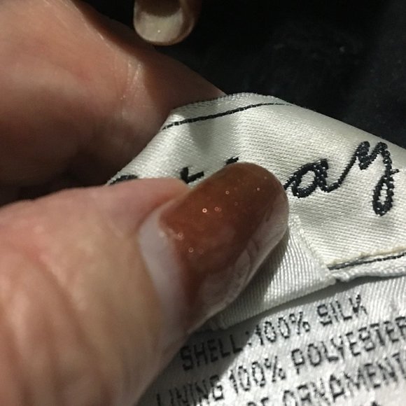 SILK BEADED STUNNNING EVENING GOWN STEINAY SILK BEADED - 6 OR 8 - Picture 7 of 7